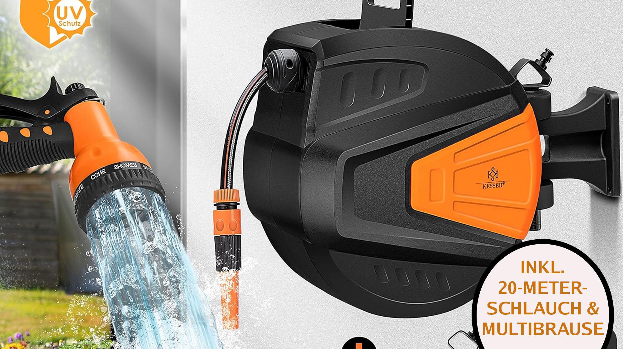 Kurz 43€ günstiger als GardenaSchlauchbox! 20mSchlauchtrommel von